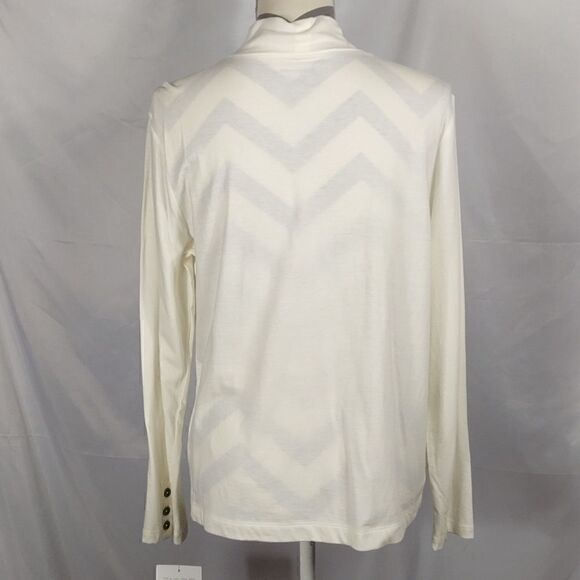 Croft & Barrow White Turtleneck - Picture 4 of 8